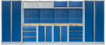 Kvalitní PROFI BLUE dílenský nábytek - 4535 x 2...