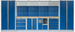 Kvalitní PROFI BLUE dílenský nábytek - 4535 x 2...