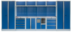 Kvalitní PROFI BLUE dílenský nábytek - 4535 x 2...