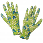LAHTI PRO - GREEN zahradní rukavice s nitrilovo...