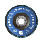 Kotouč lamelový brusný Ø115 x 22 mm, P60, Zirko...