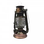 Lampa 16 LED, 15x11,5x23,5cm, 2xD, měděná