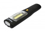 Lampa pracovní COB LED 3W + 3xLED čelní