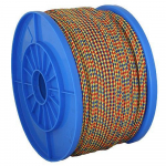 Lano PP 4mm, 200m, černá, nosn. 76kg