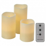 LED dekorace – vosková svíčka, různé velikosti,...