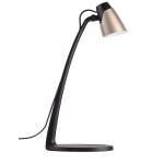 LED stolní lampa GLORY, černá/šampáň