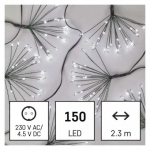 LED světelný řetěz – svítící trsy, nano, 2,35 m...