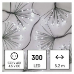 LED světelný řetěz - svítící trsy, nano, 5,2 m,...