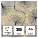 LED světelný řetěz – svítící trsy, nano, 5,2 m,...