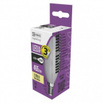 LED žárovka Filament Candle mléčná 4,2W E14 tep...