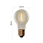 LED žárovka Vintage A60 / E27 / 4,5 W (40 W) / ...