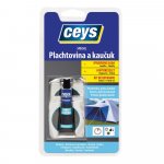 Lepidlo CEYS plachtovina a kaučuk 7ml + 4 záplaty