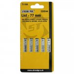 List do přímočaré pily T118A 77mm, 21z, kov, 5ks