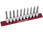 AKCE KW Sada 1/2" nástavců Torx T10-T55 /1...