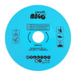 MAGG Profi - Diamantový kotouč RB GLASS 125x22,2mm