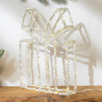 MagicHome Vánoční dekorace, dárek, akryl, 80xLE...