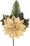 MagicHome Vánoční větvička, s květem vánoční hv...