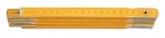 Metr skládací 1 m dřevěný žlutý