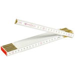 Metr skládací dřevěný PROFI, CE, bílý, 2 m ENPRO