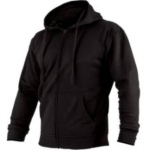 Mikina s kapucí PORA, XXXL černá STALCO S-44684