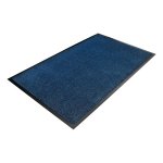 Modrá textilní čistící vnitřní vstupní rohož - ...