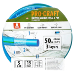 Modrá zahradní hadice Procraft PR-3KGH1950 3 vr...