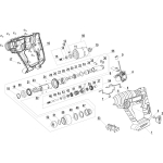 Motor ozubeného kola RS755SH2-09 18V DC