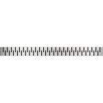 Mřížka do lineárního žlabu, 850 mm, medium mat