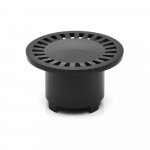 Mřížka plastová vysoká - černá