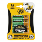 Nabíjecí baterie NiMH JCB RTU, R06/AA, 2400mAh