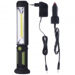 COB LED + LED pracovní svítilna P4525,500 lm,Li...