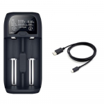 Nabíječka baterií s LCD displejem Li-Ion, LiFeP...