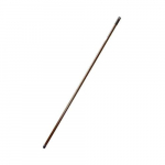 Násada na smeták kovová, 130 cm, s hrubým závitem