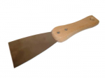 Nerezová špachtle 150mm - dřevěná rukojeť
