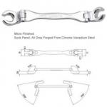 Oboustranný polootevřený flexibilní klíč, 17 x ...