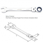 Očkoplochý ráčnový flexibilní klíč, 17 mm - LIA...