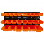 Organizér závěsný s 24 boxy, 800 x 165 x 400 mm