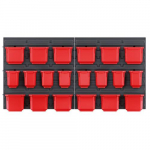 Organizér závěsný s 20 boxy, 800 x 165 x 400 mm