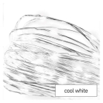 Osvětlení vánoční 100 LED nano, 10 m, denní bílá