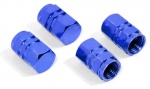 Ozdobné kryty ventilků modré 4ks