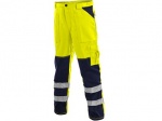 Kalhoty CXS NORWICH, výstražné, pánské, žluto-m...