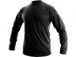 Tričko CXS PETR, dlouhý rukáv, černé, vel. 3XL