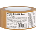 Páska oboustranná, 25 m x 50 mm, transparentní