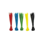 Pásky vázací, 200 x 3,6 mm, 100 ks, barevné, ENPRO