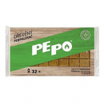 PE-PO dřevěný podpalovač PEFC, 32ks
