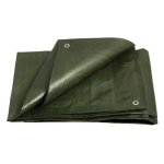 Plachta zakrývací PROFI, 2 x 8 m, 200 g/m2, zel...
