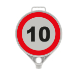 Plastová (PPC) dopravní výstražná značka "...