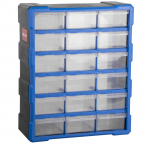 Plastový organizér / box na šroubky, 18 rozdělo...