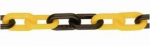 Plastový žlutočerný řetěz - PTS06žč