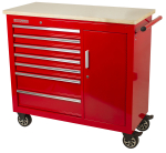 Pojízdný pracovní stůl / skříňka na nářadí s pr...